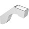 Ekena Millwork 3-in. W x 14-in. D x 14-in. H Del Monte Architectural Grade PVC Knee Brace BRCP03X14X14DEL - alternate 3